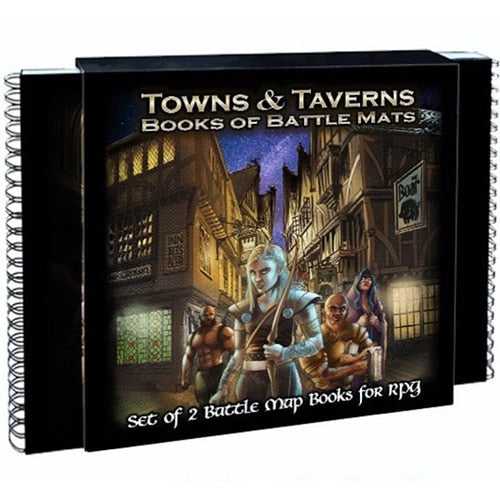 Towns and Taverns Book of Battle Mats image 0